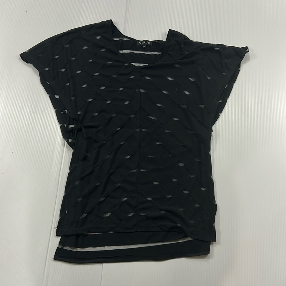 K93. Women’s VENUS Black sheer coverup (S/M)
